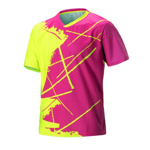 Men short sleeve tennis shirts badminton shirt male running t-shirt golf table tennis uniforms jersey sport clothing sportswear