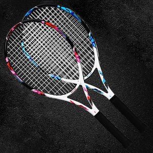 Professional Carbon Tennis Rackets Strings Bags 102SqIn Training Racquet Adult Tenis Racket 50-59LBS Padel Sports