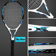 Load image into Gallery viewer, Professional Carbon Tennis Rackets Strings Bags 102SqIn Training Racquet Adult Tenis Racket 50-59LBS Padel Sports
