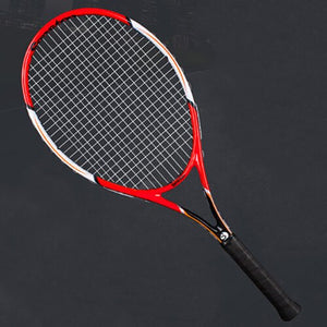Professional Carbon Fiber Tennis Rackets Men Single Racket Strings Bag For Adult Sport Padel Trainer Racquet Grip Size 4 3/8inch