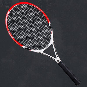 Professional Carbon Fiber Tennis Rackets Men Single Racket Strings Bag For Adult Sport Padel Trainer Racquet Grip Size 4 3/8inch