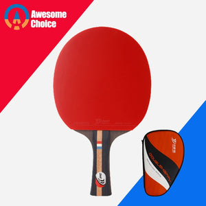 4 Stars Finished Table Tennis Racket Pimples in for Both Rubber Fast Attack With Loop Ping Pong Game Racquet Game