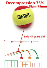 Load image into Gallery viewer, Teloon Tennis Training Balls for Children Kids Suit &gt;5 Years Old Decompression 50% 25% 75% Teenager Indoor Squash Ball K004SPE
