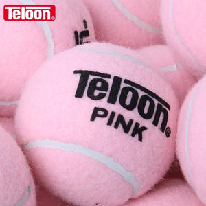 TELOON PINK Tennis Training Balls Wear-resistant High Elastic for Ladies Beginners K006SPG