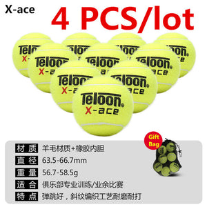 Teloon Professional Tennis Balls Different Model 603/Rising/Coach/X-ace for Match Training Robot tenis Ball for Pet Dog K016SPA