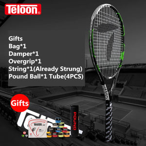 Teloon Lightweight Tennis Racket for Men and Women Suit Advance and Beginner Professional tenis Racquets K038SPA