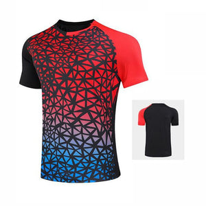Tennis shirts Female Male , Girl Table Tennis Kit uniforms , Polyester Badminton T Shirt , PingPong Clothes Team Game Jerseys
