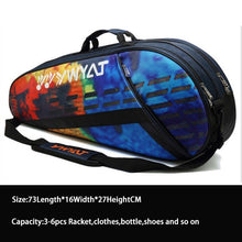 Load image into Gallery viewer, Badminton Racket Backpack Head Bag Tennis Racket Bag Sports Training Kitbag Tennisbag Racquet Bag Nylon Fitness Racket Mochila
