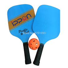 Load image into Gallery viewer, beach tennis set Pickleball Paddle Set Includes Two Square Wood Paddles With One Pickleball

