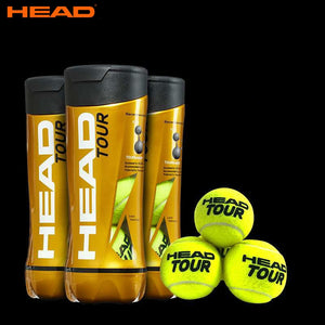 Professional HEAD Tennis Balls Competition Training Tennis Balls High Elastic Resistance HEAD TOUR Tennis Ball 3 Pcs For 1 Tank