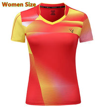 Load image into Gallery viewer, New Outdoor Badminton short sleeve shirts ,women sports Table tennis Shirts,tennis clothes, Women Running t-shirt sportswear
