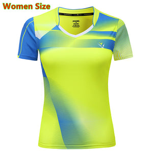 New Outdoor Badminton short sleeve shirts ,women sports Table tennis Shirts,tennis clothes, Women Running t-shirt sportswear