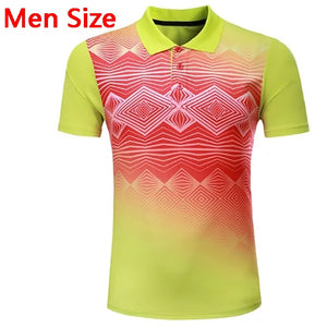 Men/Women short sleeve tennis shirts  , badminton shirt male running t-shirt golf table tennis uniforms jersey sport clothing