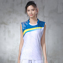 Load image into Gallery viewer, New badminton suit men&#39;s and women&#39;s tennis sleeveless sports shirt quick drying sleeveless top table tennis suit quick drying

