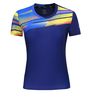 The New Women Golf Shirts Sports t-shirt tops tees Breathable Clothing Badminton Men's T-shirt Table Tennis Clothes Shirt