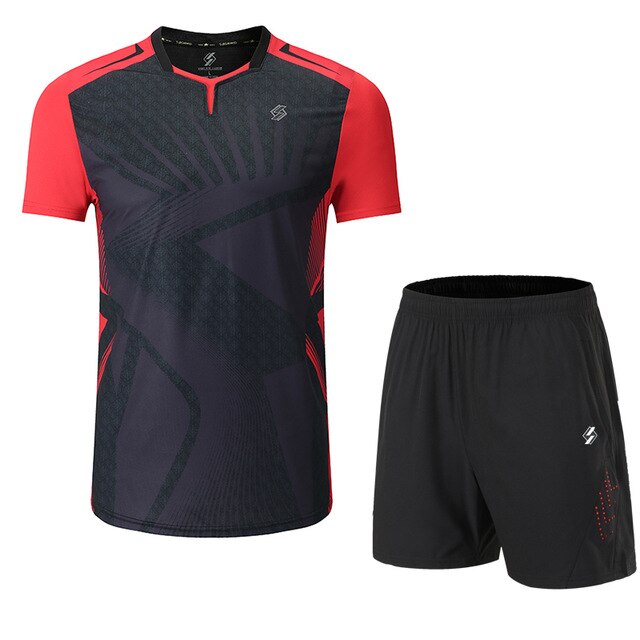 Quick Dry Badminton Sets Clothes ,table tennis clothes , pingpong sets,table tennis shirts + shorts clothes ,Running Sportswear