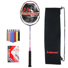 Load image into Gallery viewer, Original Kawasaki King K8 K9 Badminton Racket Attack Type T Head Fullerene Carbon Fiber Racquet For Intermediate Players
