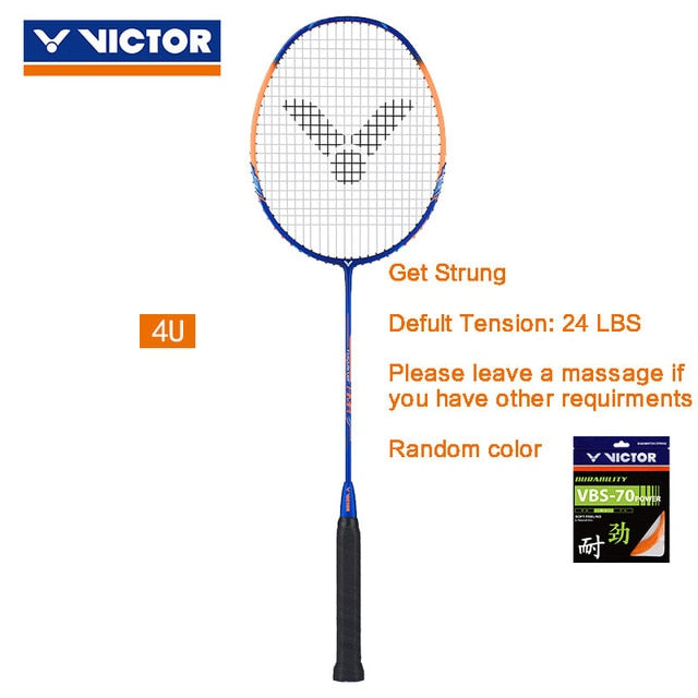 VICTOR original 4U 5U High-tension Badminton Racquet TK-HMR Badminton Racket 100% carbon Thruster hammer