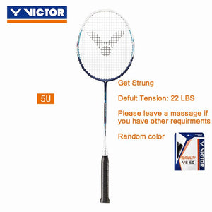 VICTOR original 5U High-tension super light Badminton Racquet carbon Badminton racket BRS 1650L 1750L