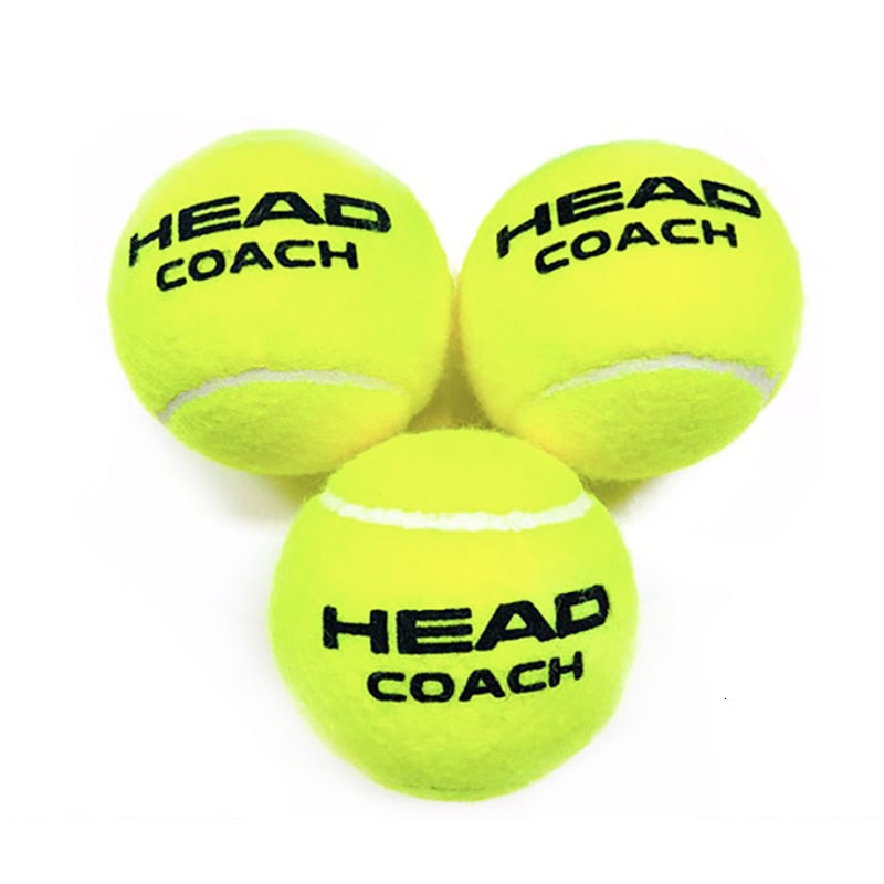 3 / 6 /12 Pcs Professional Original HEAD Tennis Balls Tennis Coach Training Balls Tenis Ball Tennis Trainer Pelotas Tennisballen