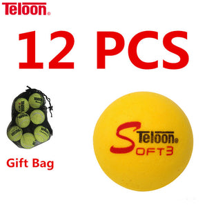 Teloon Tennis Sponge Balls for Childred Suit >3 Years Old Kids National Standard Soft Comfortable Feeling tenis Balls K029SPA