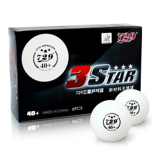 60 balls 729 Friendship table tennis ball 3-star 40+ seamless plastic ITTF Approved ping pong tenis de mesa