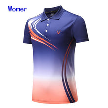Load image into Gallery viewer, Kids / Female / Male Tennis shirts , Quick dry Badminton clothes ,Table Tennis shirts , PingPong clothing , zumaba tops Uniforms
