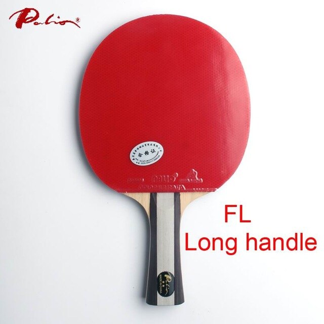 Palio official two stars finished racket pimples in for both rubber fast attack with loop ping pong game racquet game